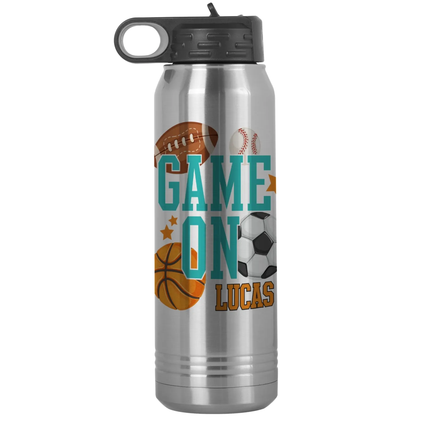 Fun Graphic Stainless Steel Water Bottles