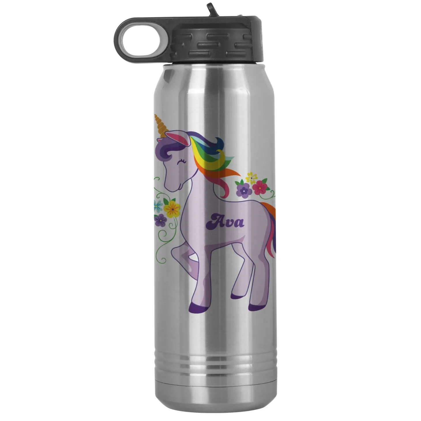 Fun Graphic Stainless Steel Water Bottles