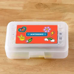 Funky Stickers Pencil Case