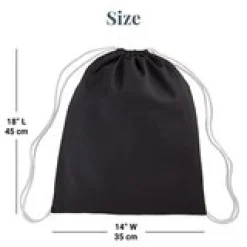Funny Faces Reflective Drawstring Treat Bag