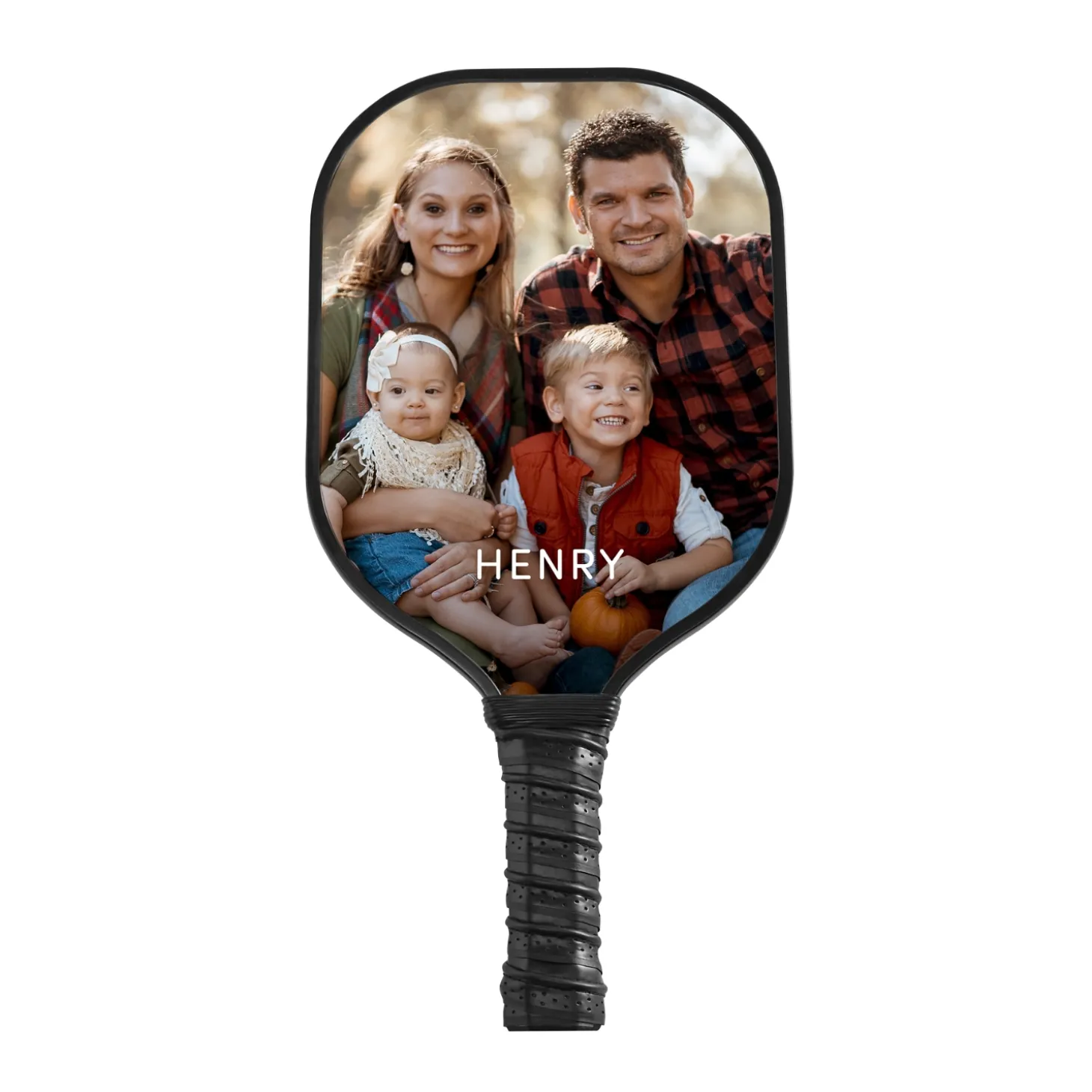 Fun Photo with Name Pickleball Paddle