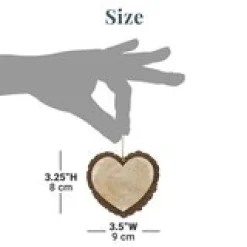Furever in Our Hearts Pet Rustic Wood Heart Ornament