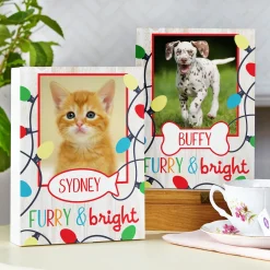 Furry & Bright Pet Photo Wood Block