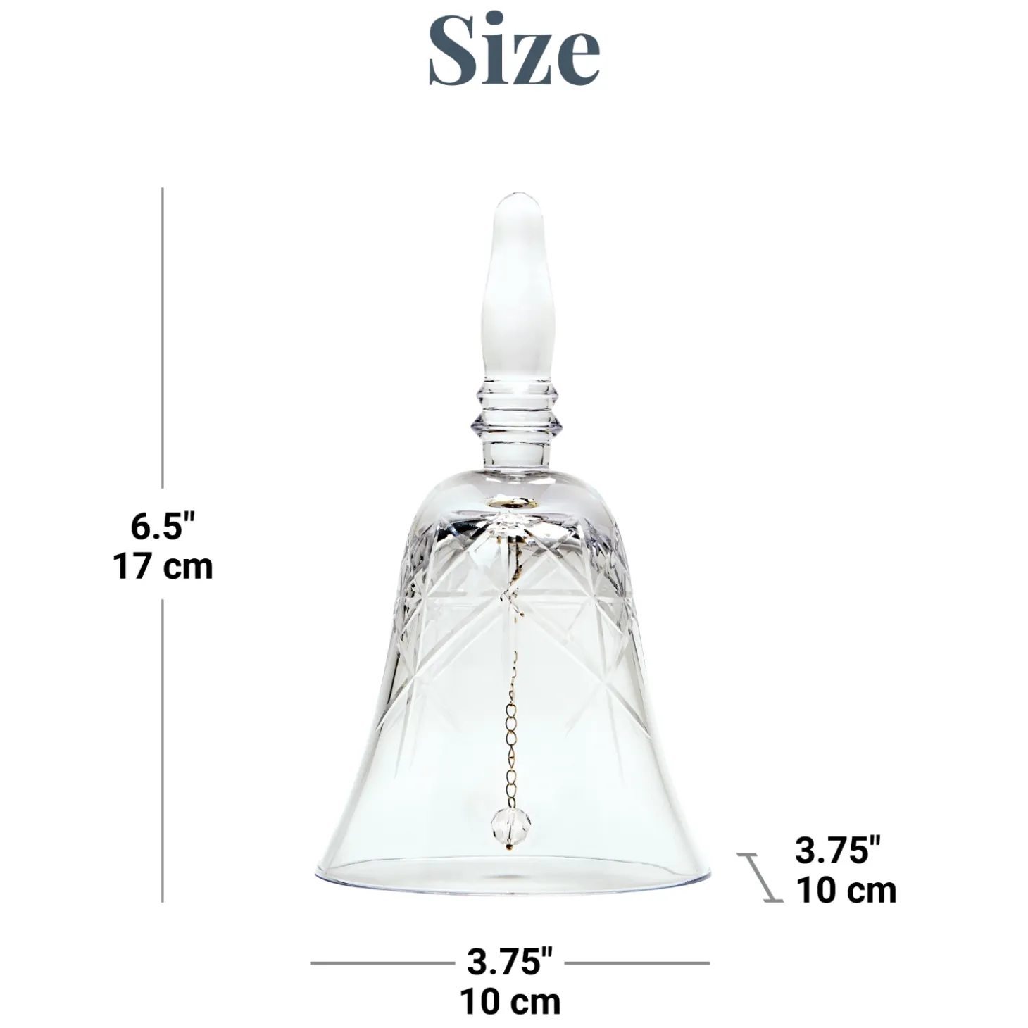 Galway Crystal Wedding Keepsake Bell