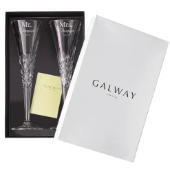 Galway European Crystal® Our Love Flutes