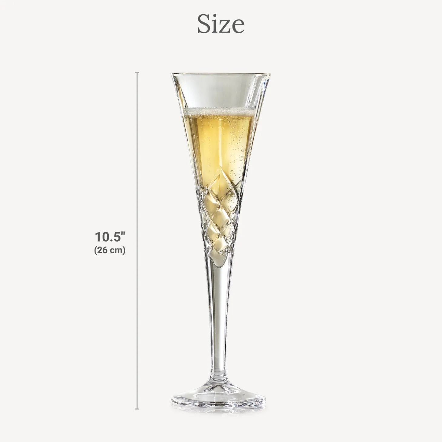 Galway European Crystal® Romance Toasting Flutes
