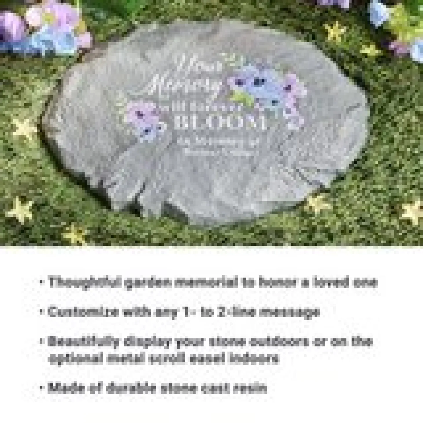 Garden Full of Memories Sympathy Stone