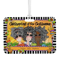 Gathering of the Goddesses Luggage Tag by Suzy Toronto