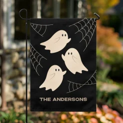 Ghastly Ghosts Garden Flag