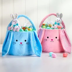 Giant Plush Bunny Basket