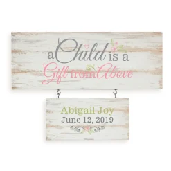 Gift From Above Hanging Wood Wall Art