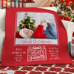 Gift From Heaven Photo Plush Blanket