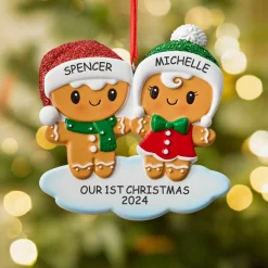 Gingerbread Couple Ornament