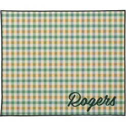 Gingham Pattern Photo Picnic Blanket