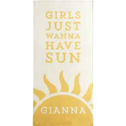 Girls Just Wanna Have Sun Beach Towel