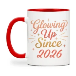 Glowing Up Since Photo Mug