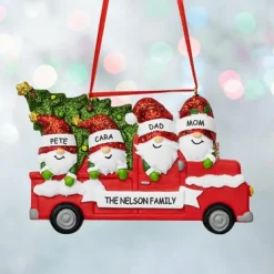 Gnome Caravan Family Ornament