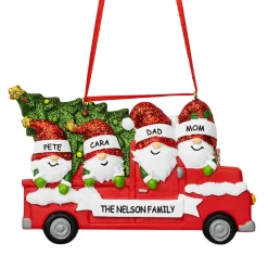 Gnome Caravan Family Ornament