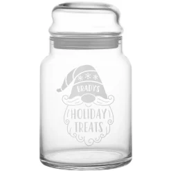Gnome Treats Glass Treat Jar