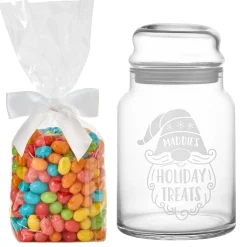 Gnome Treats Glass Treat Jar