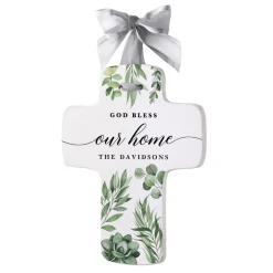 God Bless Our Home Keepsake Cross