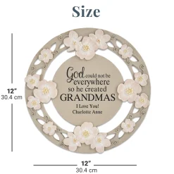 God Couldn't Be Everywhere Flower Garden Stone