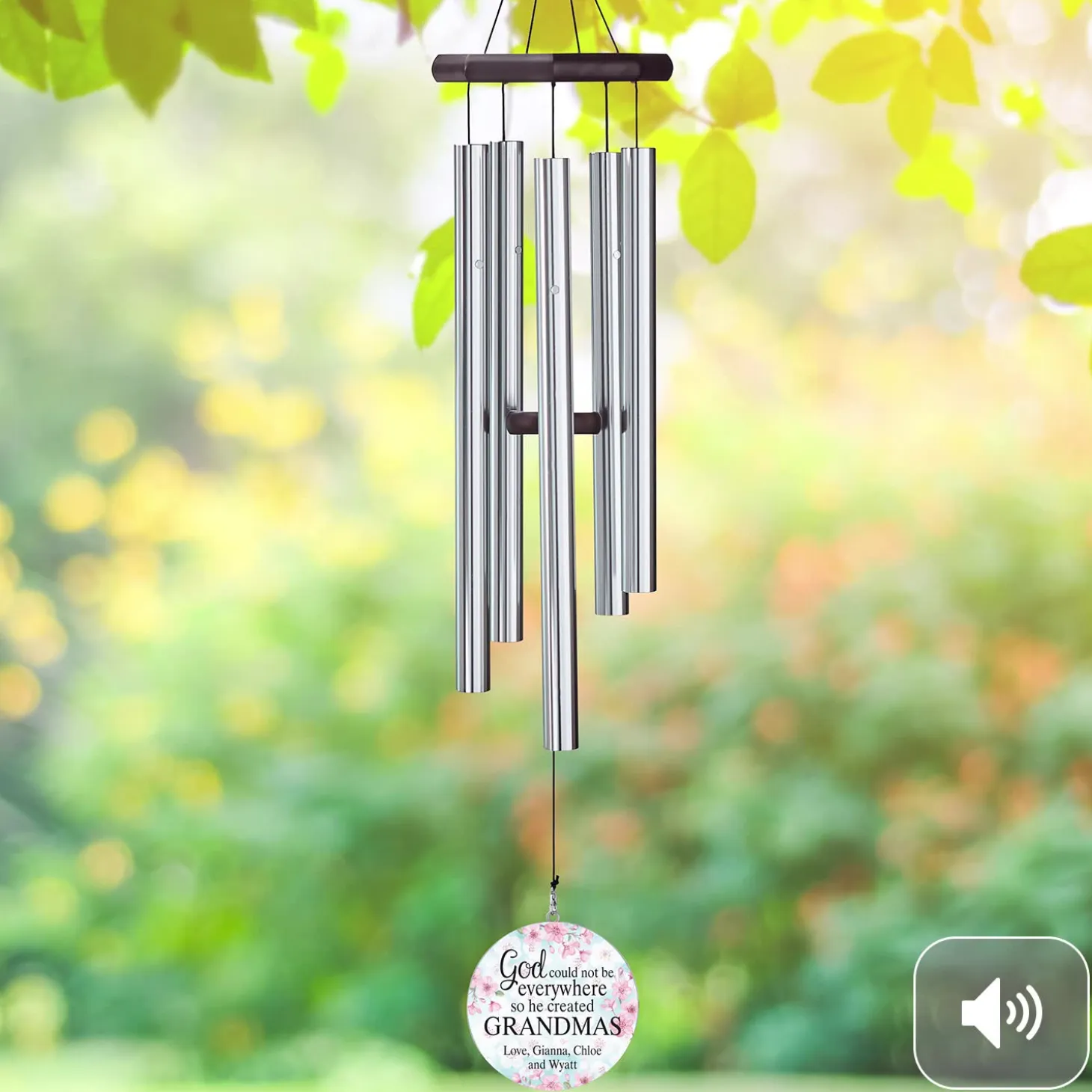God Couldn't Be Everywhere 30 inch Wind Chime