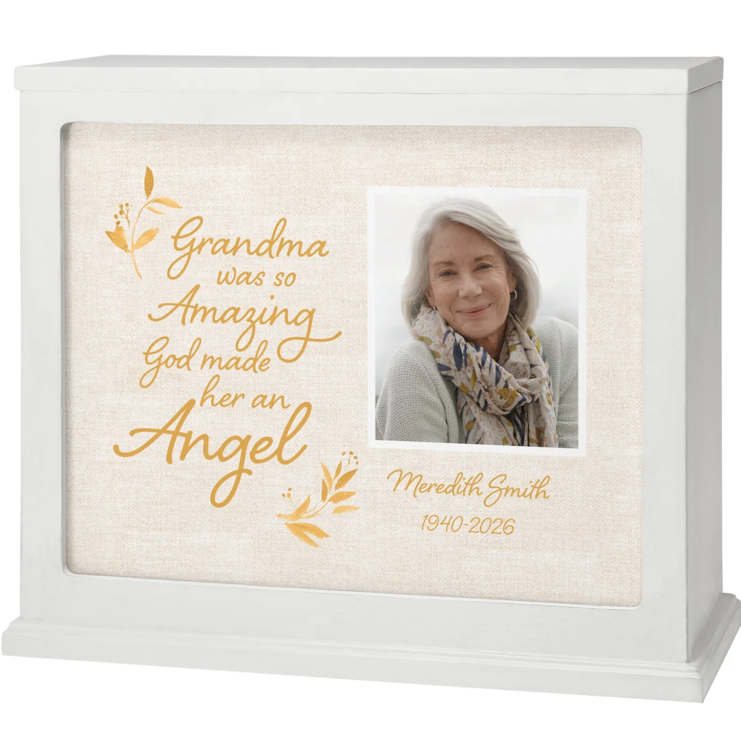 God Made an Angel Memorial Photo Accent Light