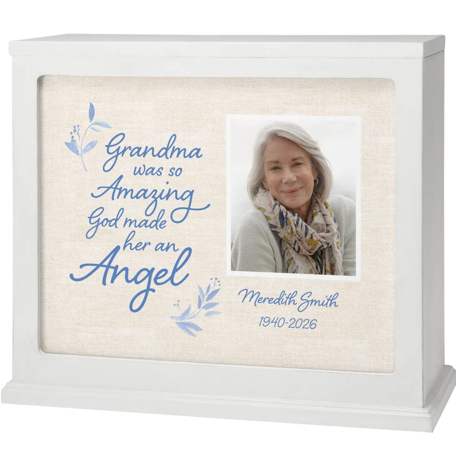 God Made an Angel Memorial Photo Accent Light