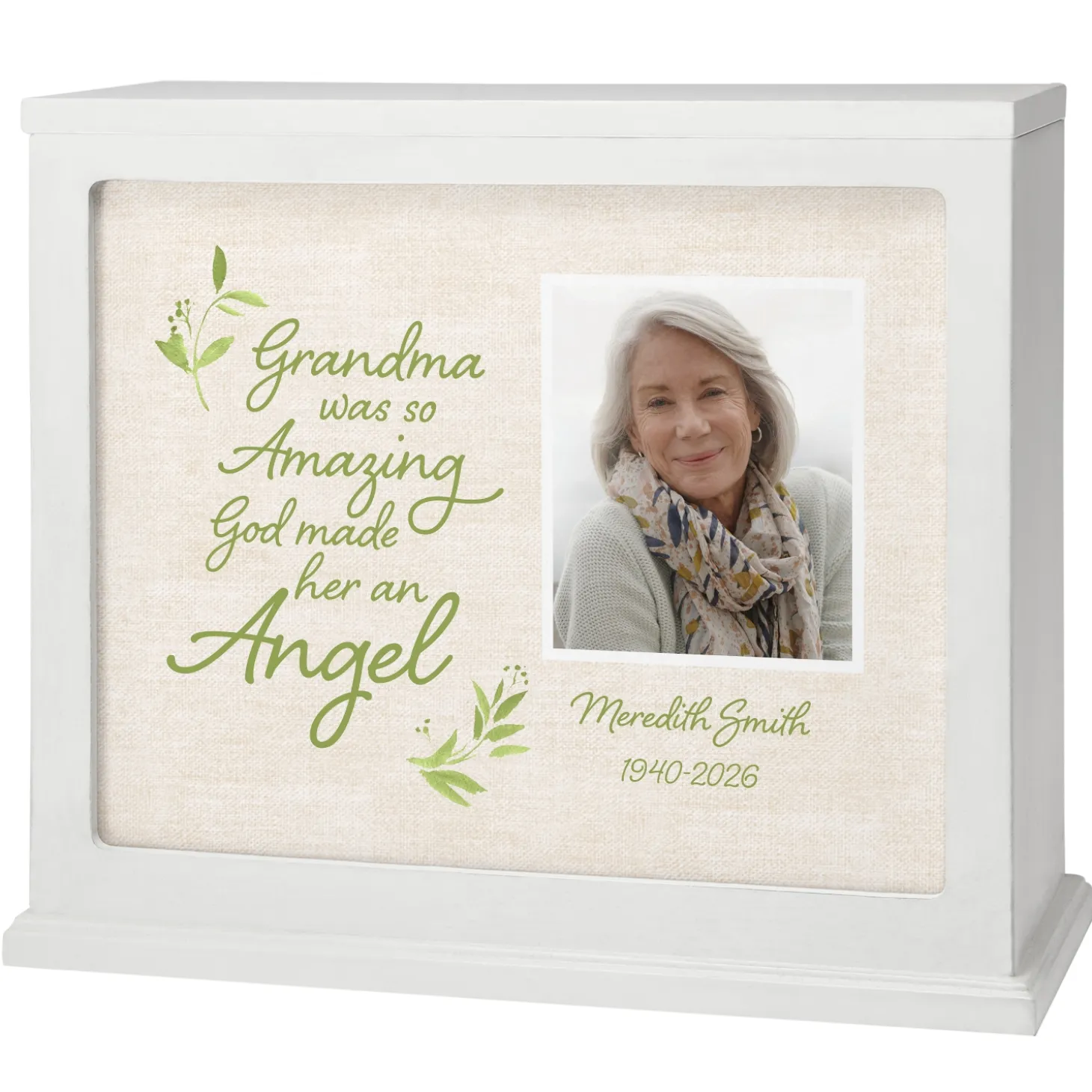 God Made an Angel Memorial Photo Accent Light