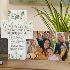Godparents Are Gifts Cross Frame