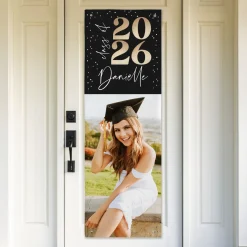 Golden Graduation Year Photo Banner