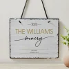 Golden Name Winery Slate Sign