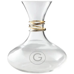 Golden Reflections Engraved Barware