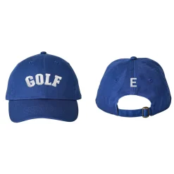 Golf + Initial Embroidered Hat