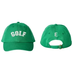 Golf + Initial Embroidered Hat