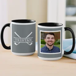 Golf Lover's Photo Mug