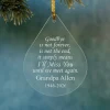 Goodbye is Not Forever Memorial Ornament