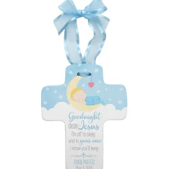 Goodnight Jesus Resin Cross