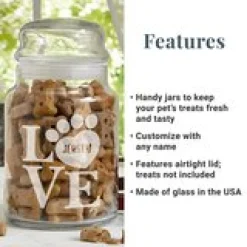 Good Pet Glass Treat Jar