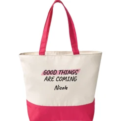 Good Things Zippered Tote Bag