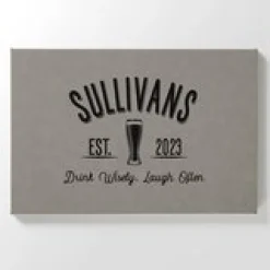 Good Times Leather Wall Art