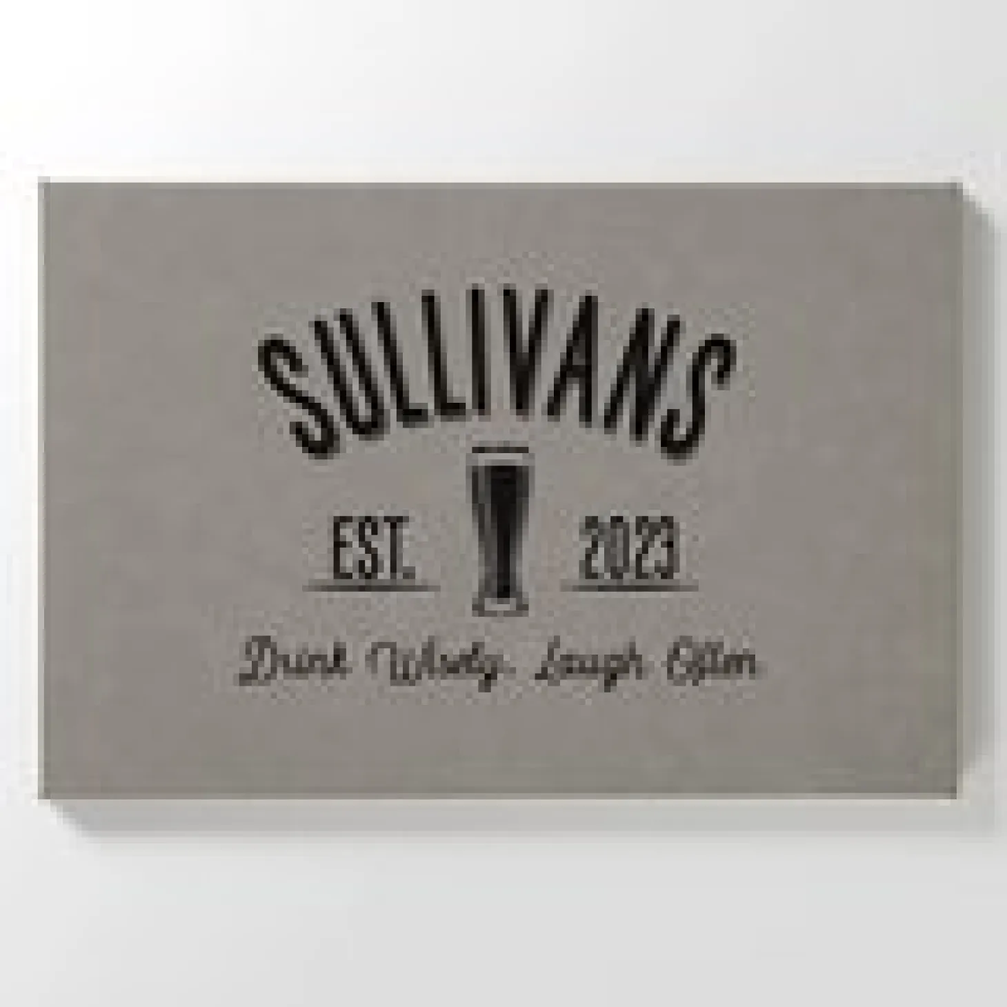 Good Times Leather Wall Art