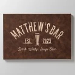 Good Times Leather Wall Art