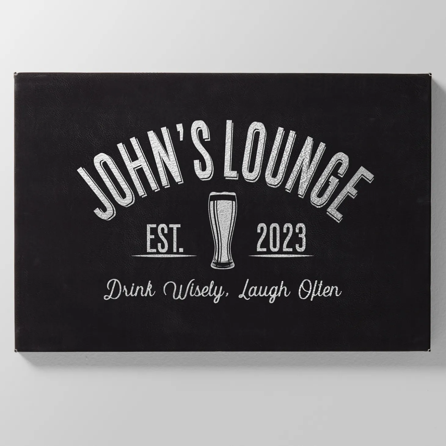 Good Times Leather Wall Art