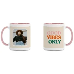 Good Vibes Only Photo Mug