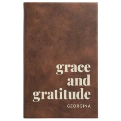 Grace and Gratitude Leather Journal