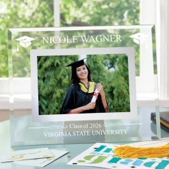 Graduation Etched Glass Frame