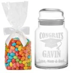 Graduation Glass Treat Jar