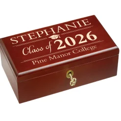 Graduation Wood Keepsake Box